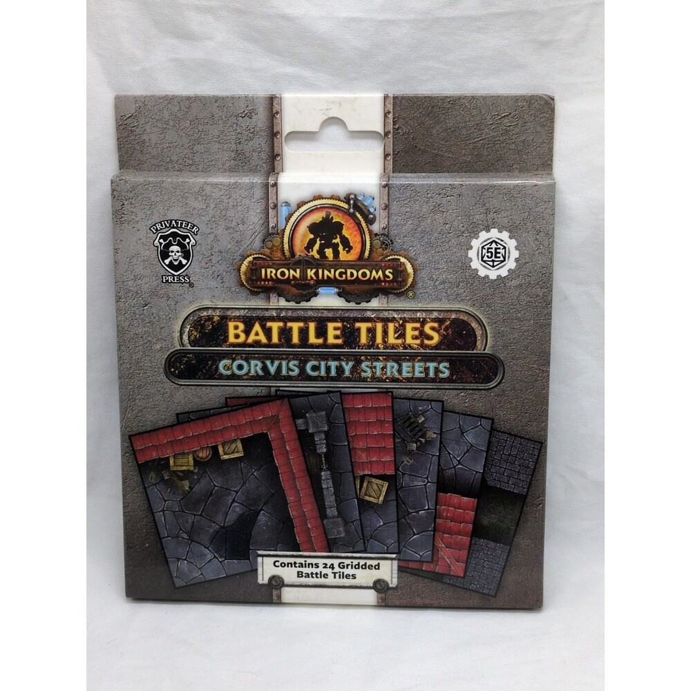 Iron Kingdoms 5E Battle Tiles Corvis City Streets